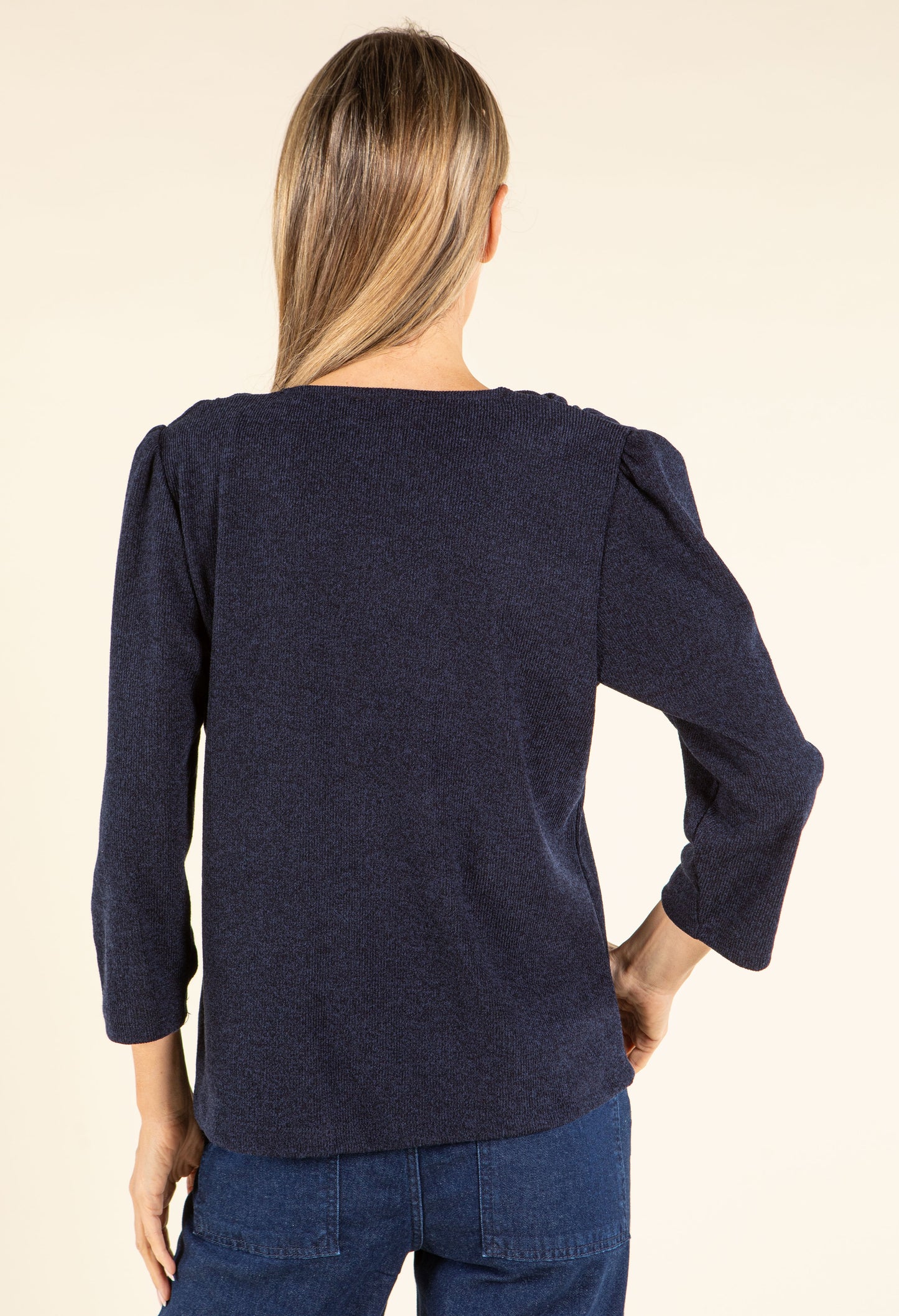 Gold Button Knit Cardigan