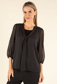 Pussy Bow Chiffon Blouse