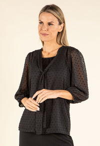 Pussy Bow Chiffon Blouse