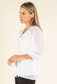Pussy Bow Chiffon Blouse