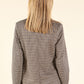Houndstooth Buckle Detail Blazer