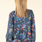 Floral Print Bomber Jacket