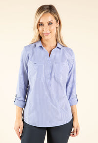 Relaxed Pin Stripe Shirt