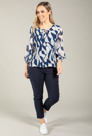 Angelika Slim Fit 7/8 Trousers