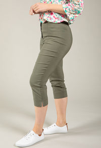 Angelika Slim Fit Capri Trousers