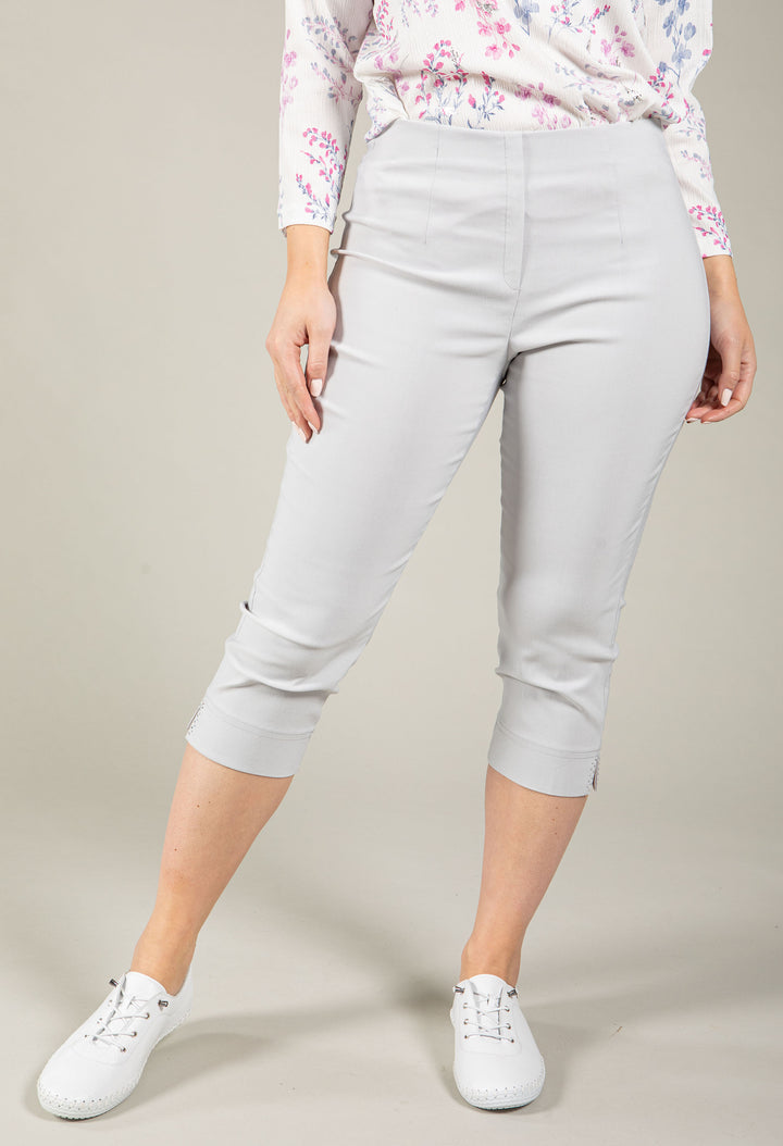 Angelika Slim Fit Capri Trousers