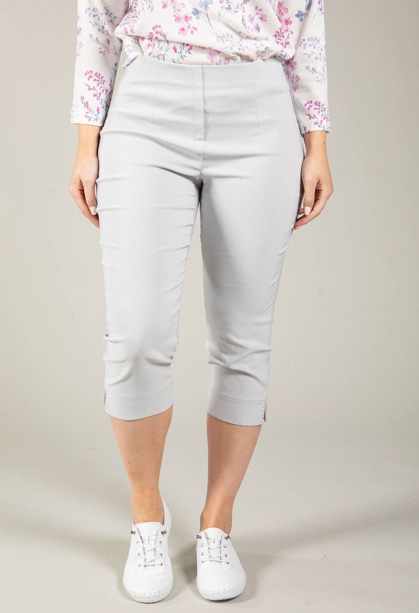 Angelika Slim Fit Capri Trousers