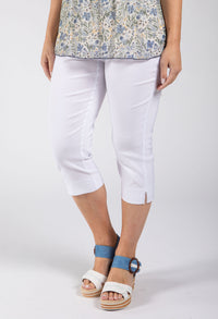 Angelika Slim Fit Capri Trousers