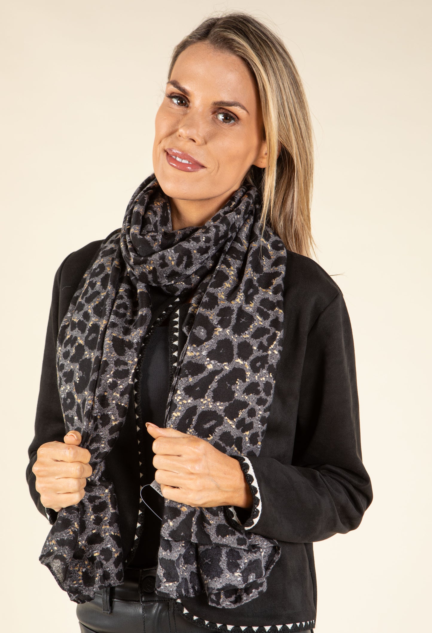 Leopard Print Scarf