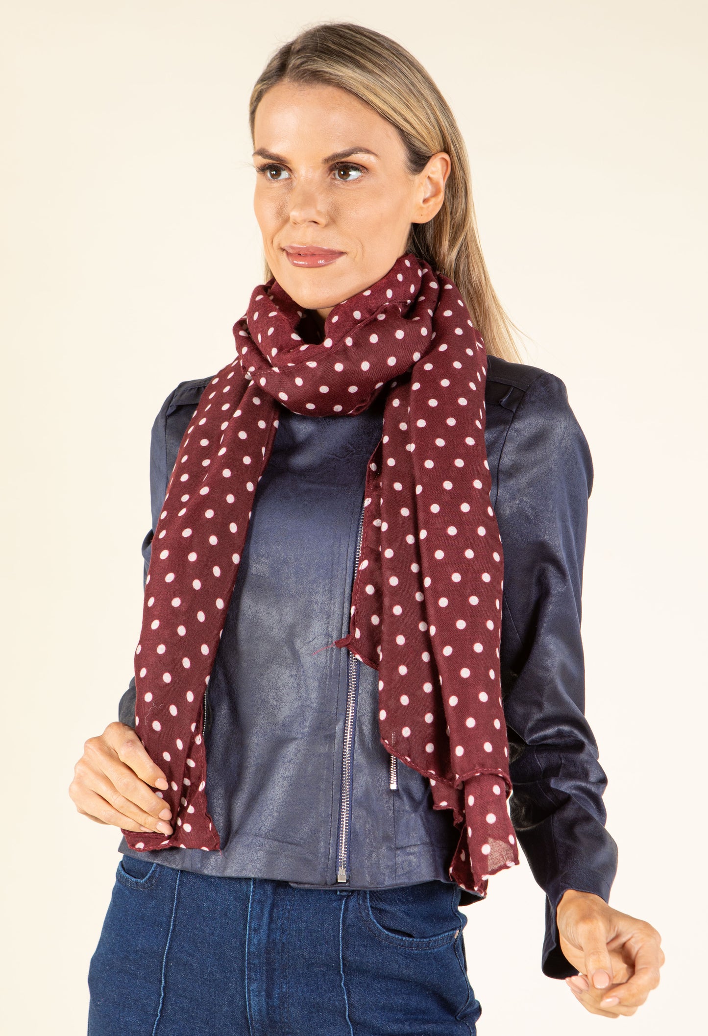 Polka Dot Scarf