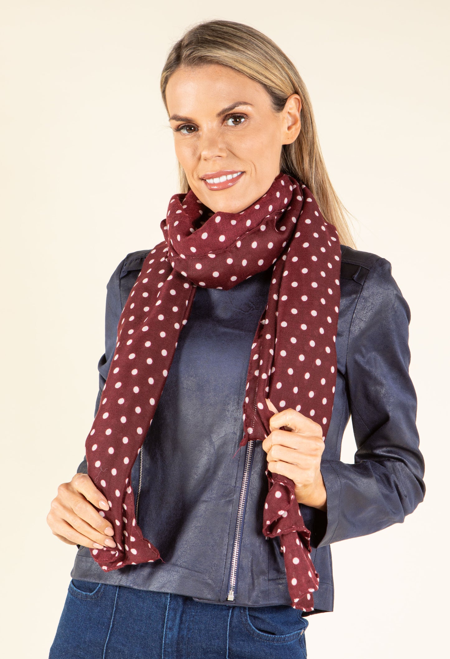 Polka Dot Scarf
