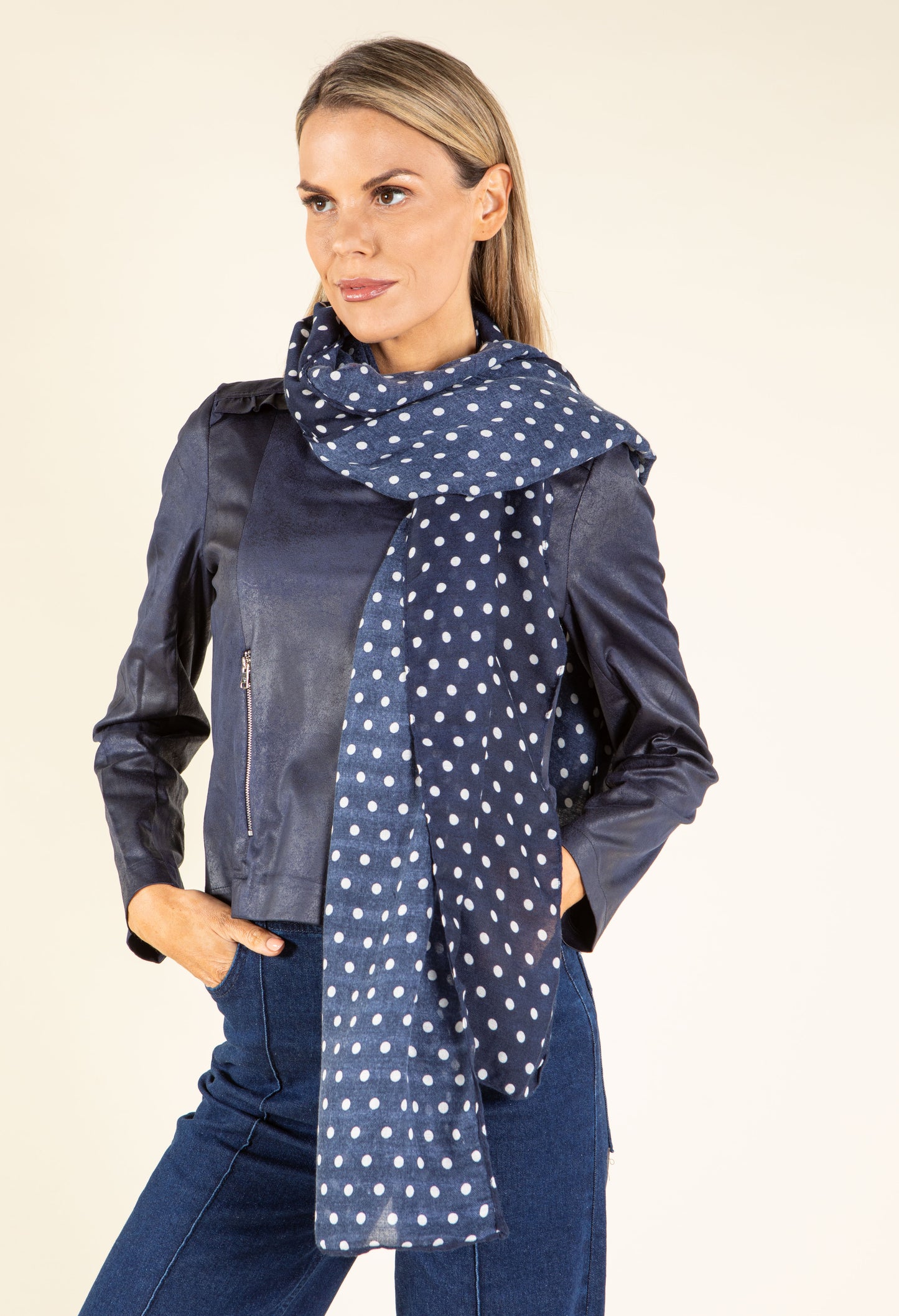 Polka Dot Scarf