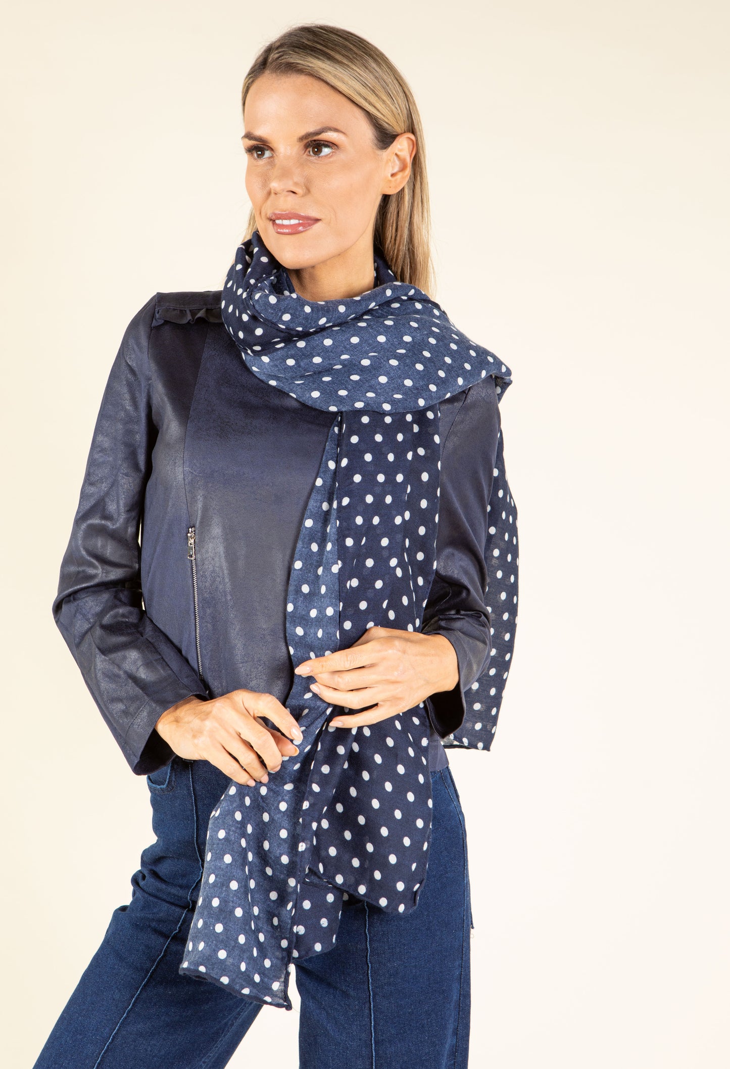 Polka Dot Scarf