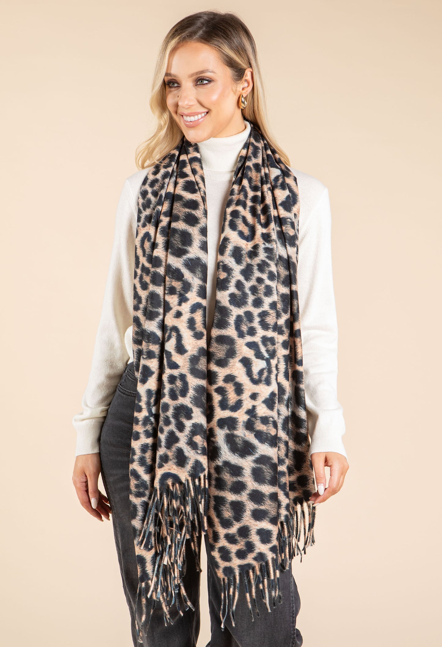 Leopard Print Scarf