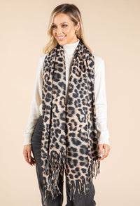 Leopard Print Scarf