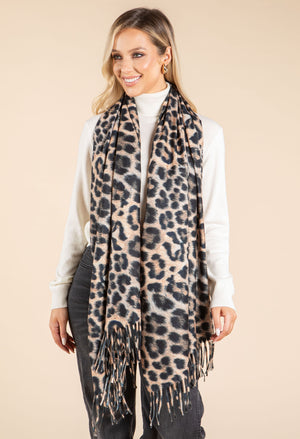 Leopard Print Scarf