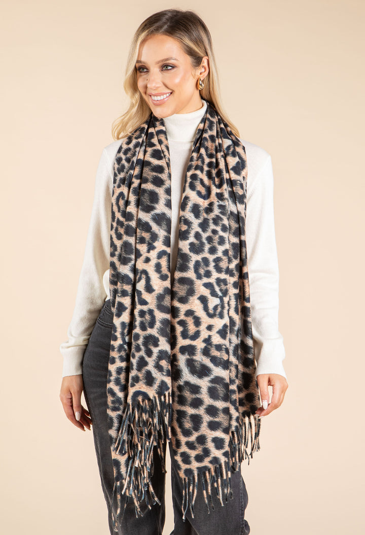 Leopard Print Scarf