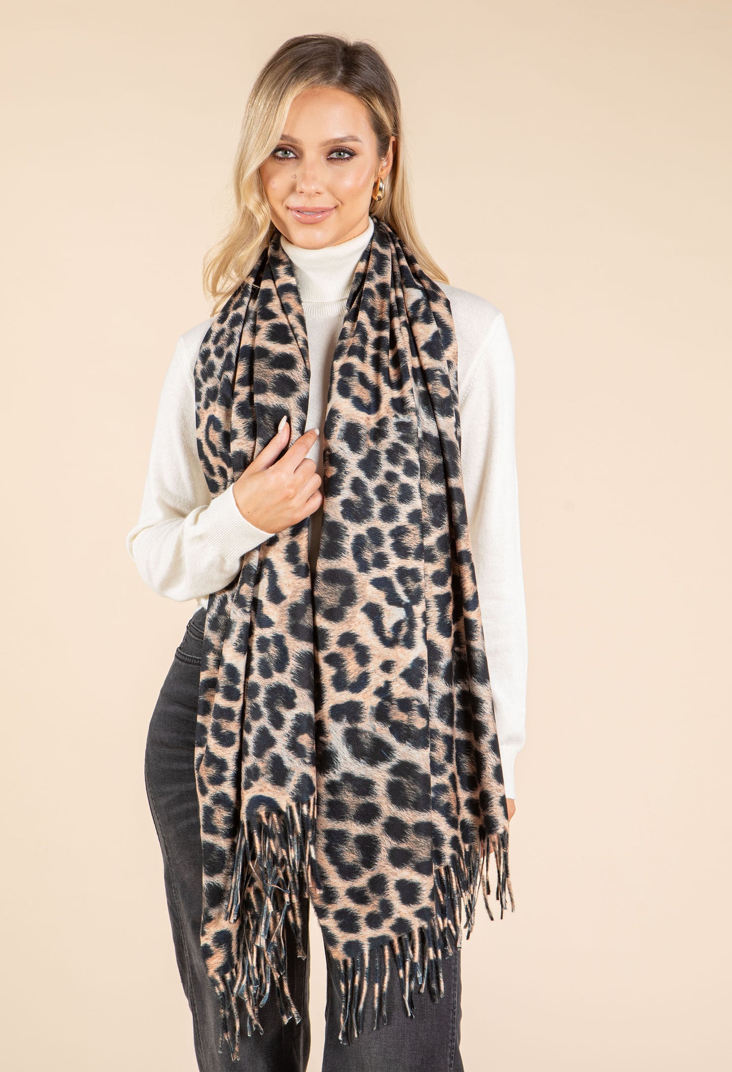 Leopard Print Scarf