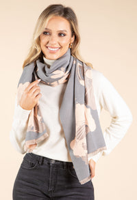 Floral Print Scarf