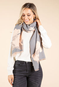 Floral Print Scarf