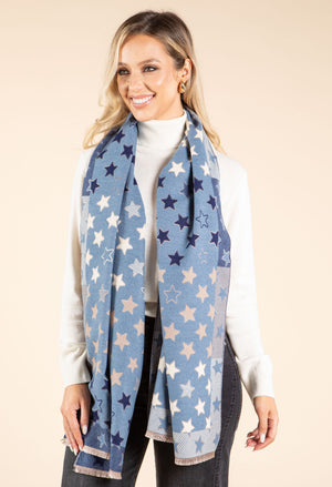 Star Print Scarf
