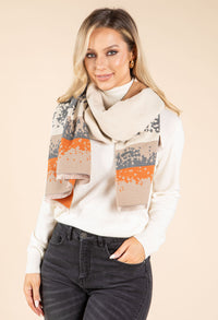 Abstract Print Scarf