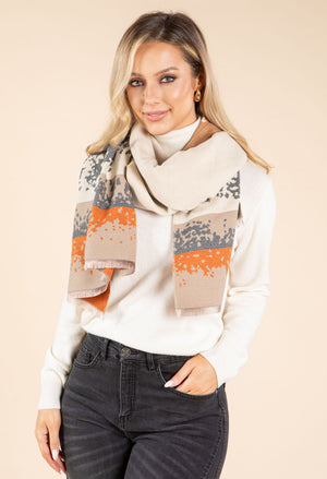 Abstract Print Scarf