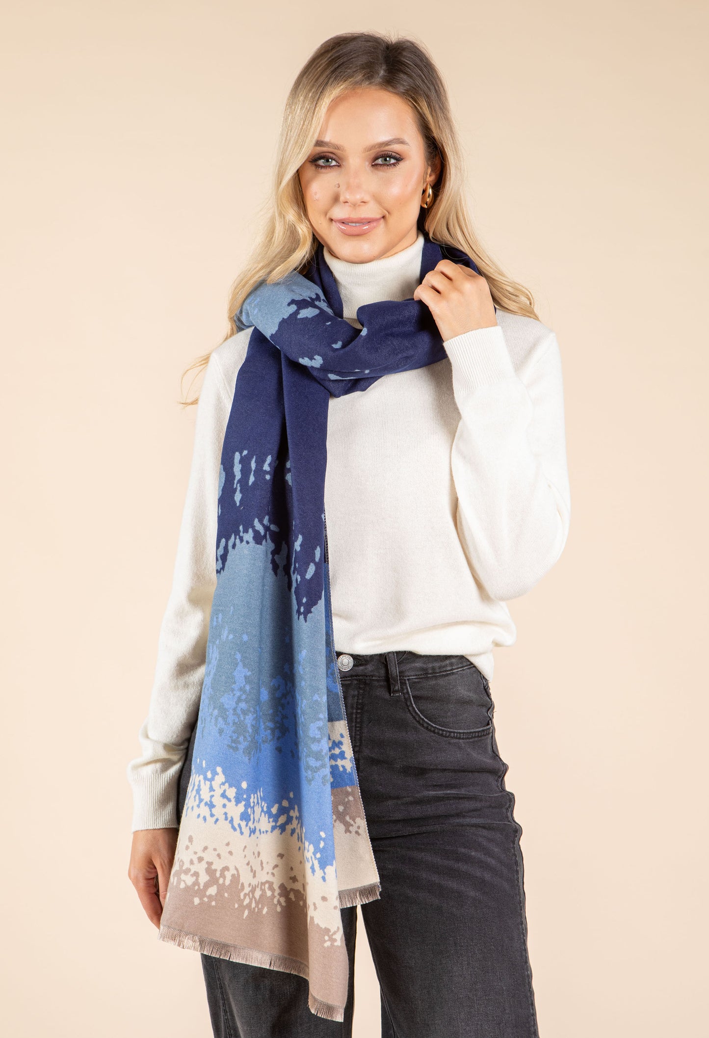 Abstract Print Scarf