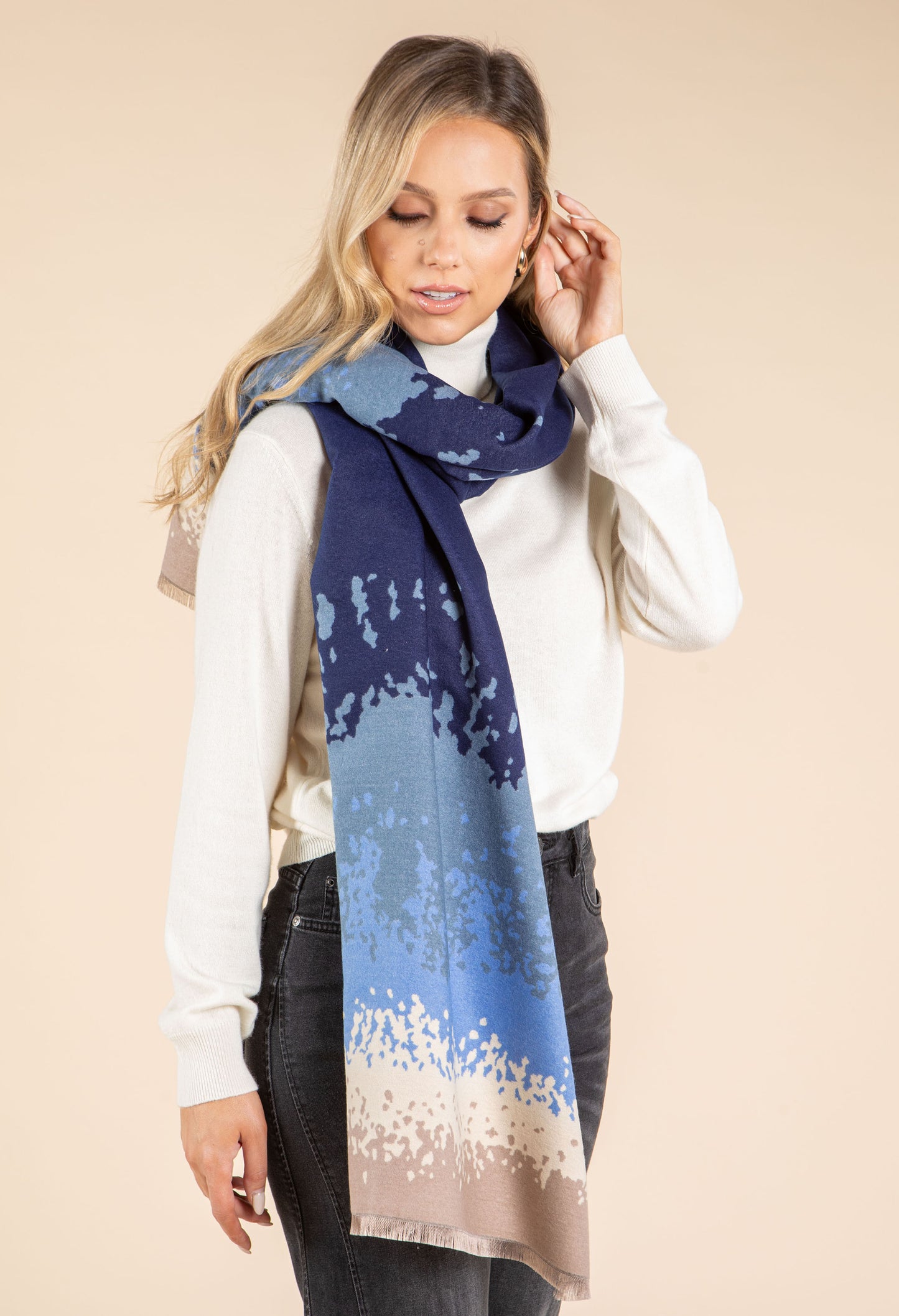 Abstract Print Scarf