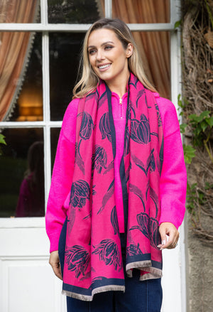 Floral Design Scarf