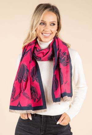 Floral Design Scarf
