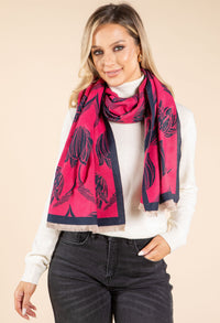 Floral Design Scarf