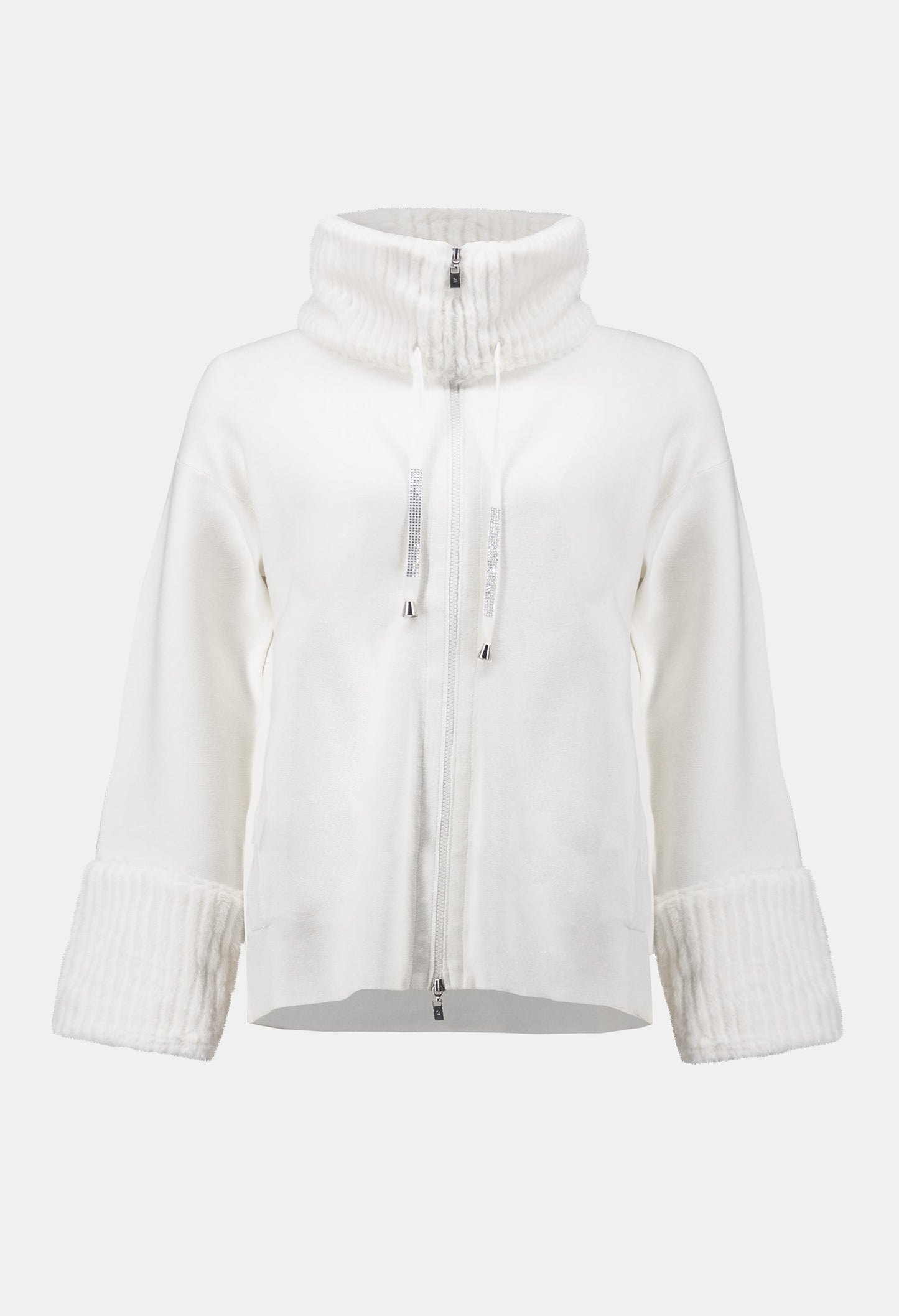 White jacket on a white background