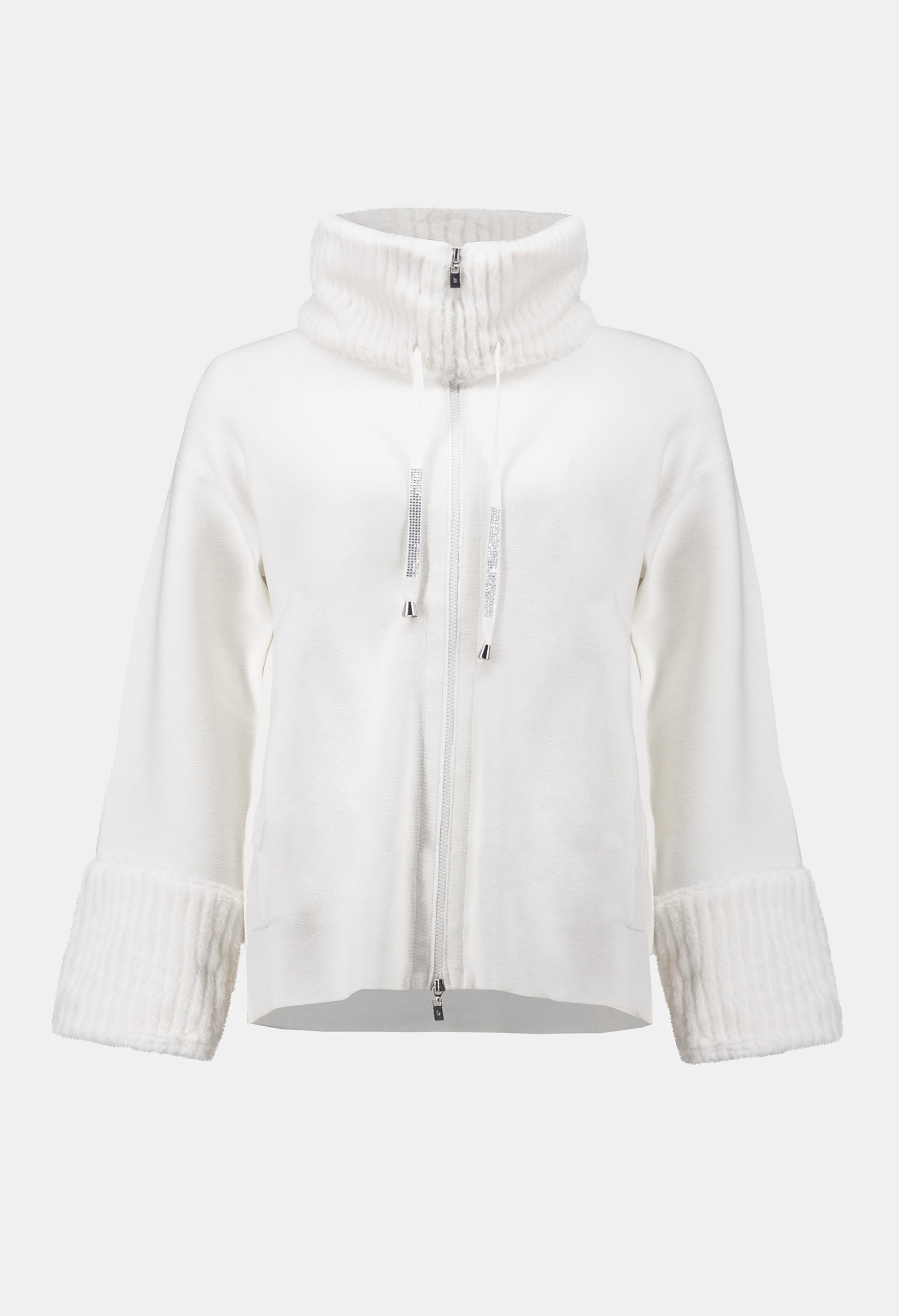 White jacket on a white background