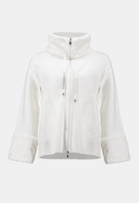 White jacket on a white background