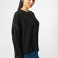 Cashmere Crew Neck Top With Stud Detailing