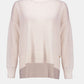 Light pink sweater on a white background