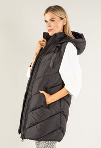 Skylar Longline Puffer Gilet