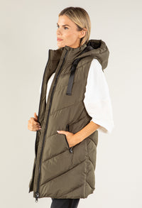Skylar Longline Puffer Gilet