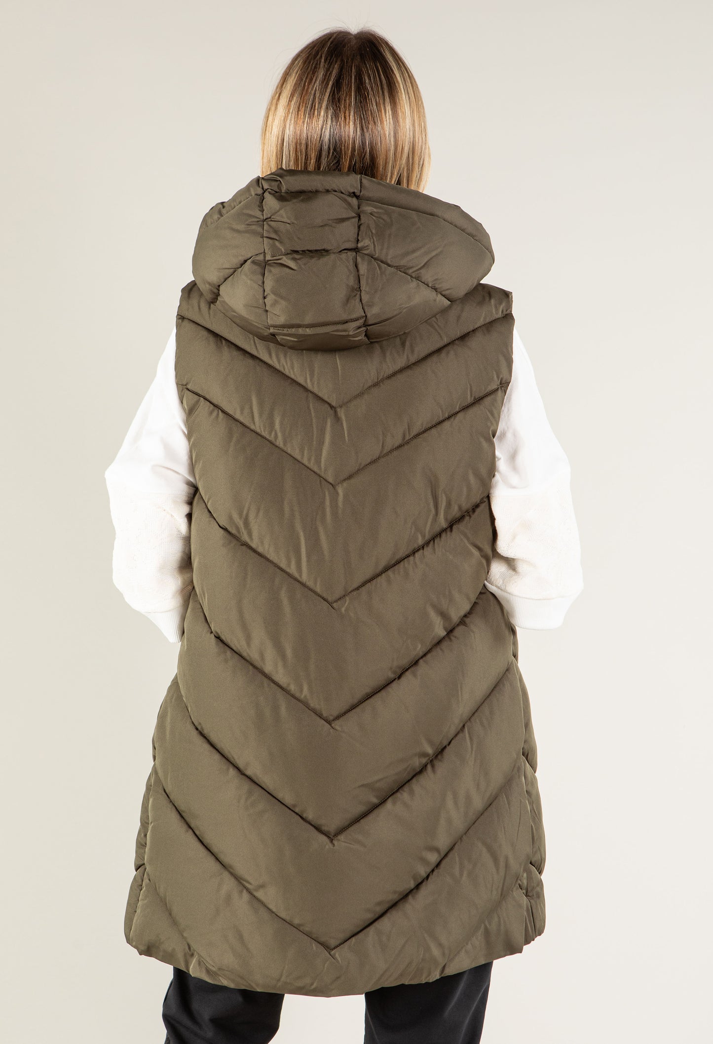 Skylar Longline Puffer Gilet
