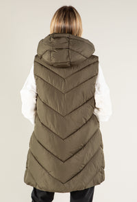 Skylar Longline Puffer Gilet