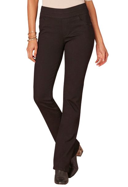 "Ab"solution High Rise Itty Bitty Boot Glider Jeans