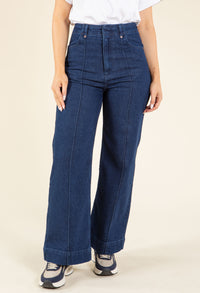 Daria High Waist Front Seam Tailored Jeans