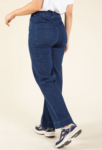 Daria High Waist Front Seam Tailored Jeans