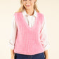 Soft Knit V-Neck Vest