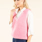 Soft Knit V-Neck Vest
