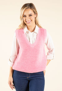 Soft Knit V-Neck Vest