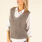 Soft Knit V-Neck Vest