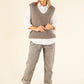 Soft Knit V-Neck Vest