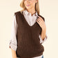 Soft Knit V-Neck Vest